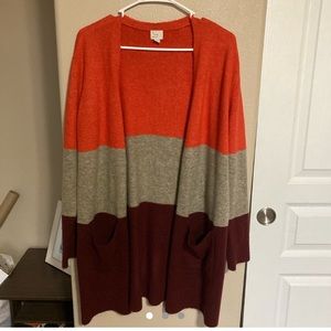 Multi~colored cardigan 🍁